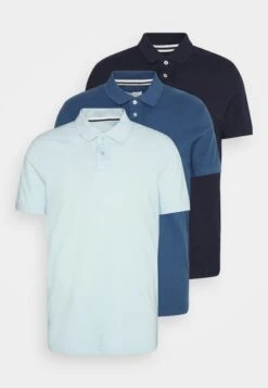 Pier One 3 Pack - Poloshirt - Light Blue/Blue/Dark Blue -Herenkledingwinkel 0ff6d1a0739145f6be830ca146804cdf