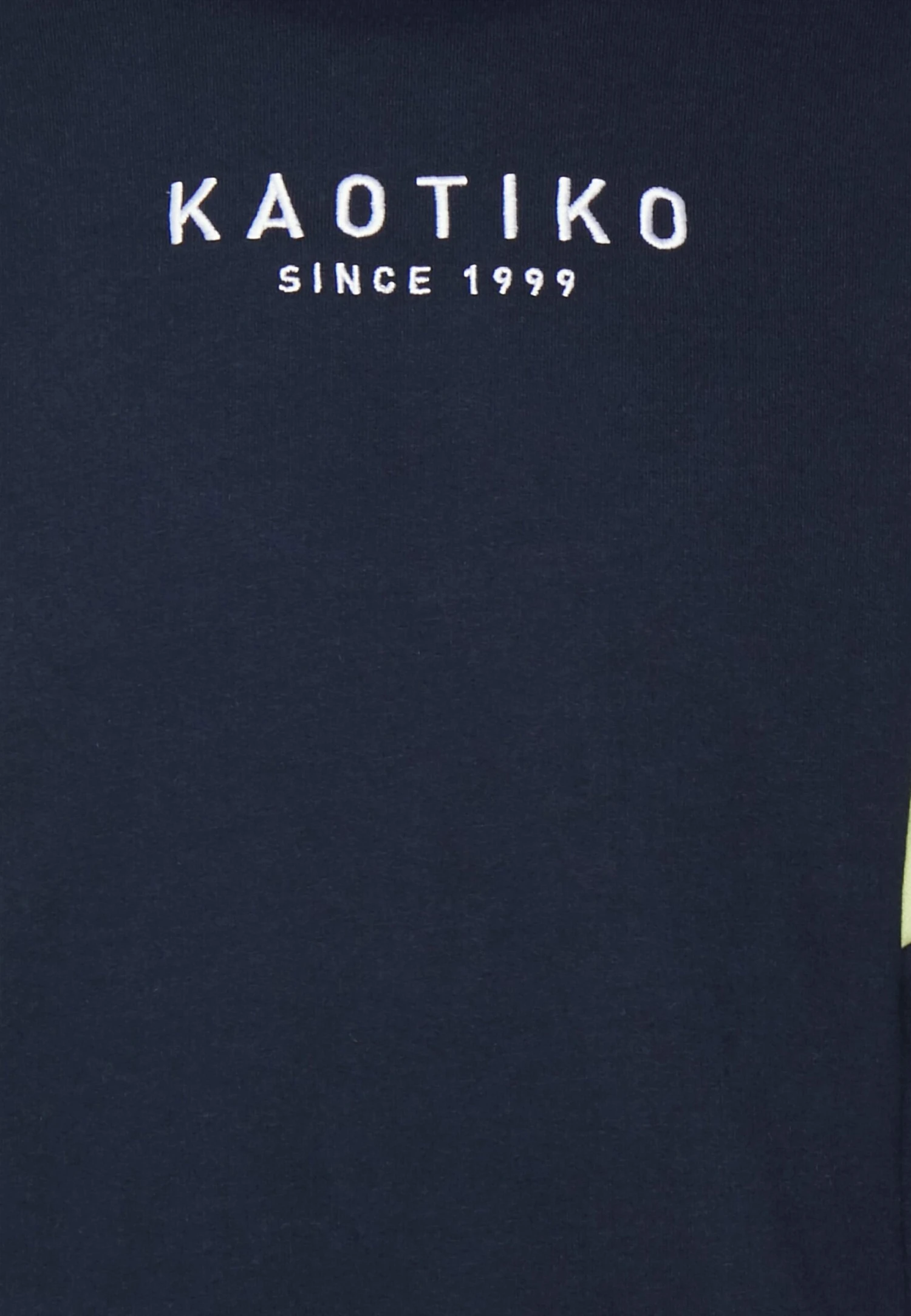 Kaotiko Sud Cap Ewan - Hoodie - Navy/Green/Coral 3 Kaotiko Sud Cap Ewan - Hoodie - Navy/Green/Coral - Afbeelding 3