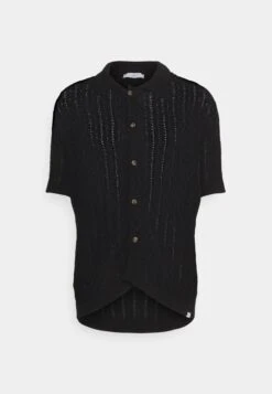 Les Deux Garrett Knitted Shirt - Vest - Black 10 Les Deux Garrett Knitted Shirt - Vest - Black -Herenkledingwinkel 2ee1fdb1729f43b48e2862afbd4b9fab