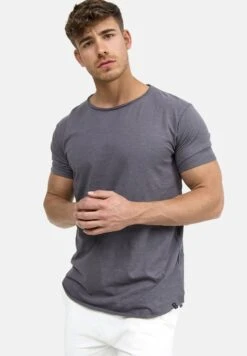 Indicode Jeans Wilbur - T-Shirt Print - Grau 8 Indicode Jeans Wilbur - T-Shirt Print - Grau -Herenkledingwinkel 3580f3fb105d466a887861d487cf24e0