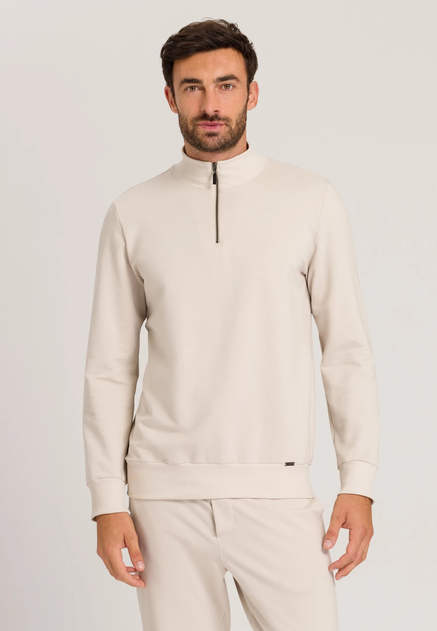 HANRO Natural Living - Sweater - Pumice 1 HANRO Natural Living - Sweater - Pumice