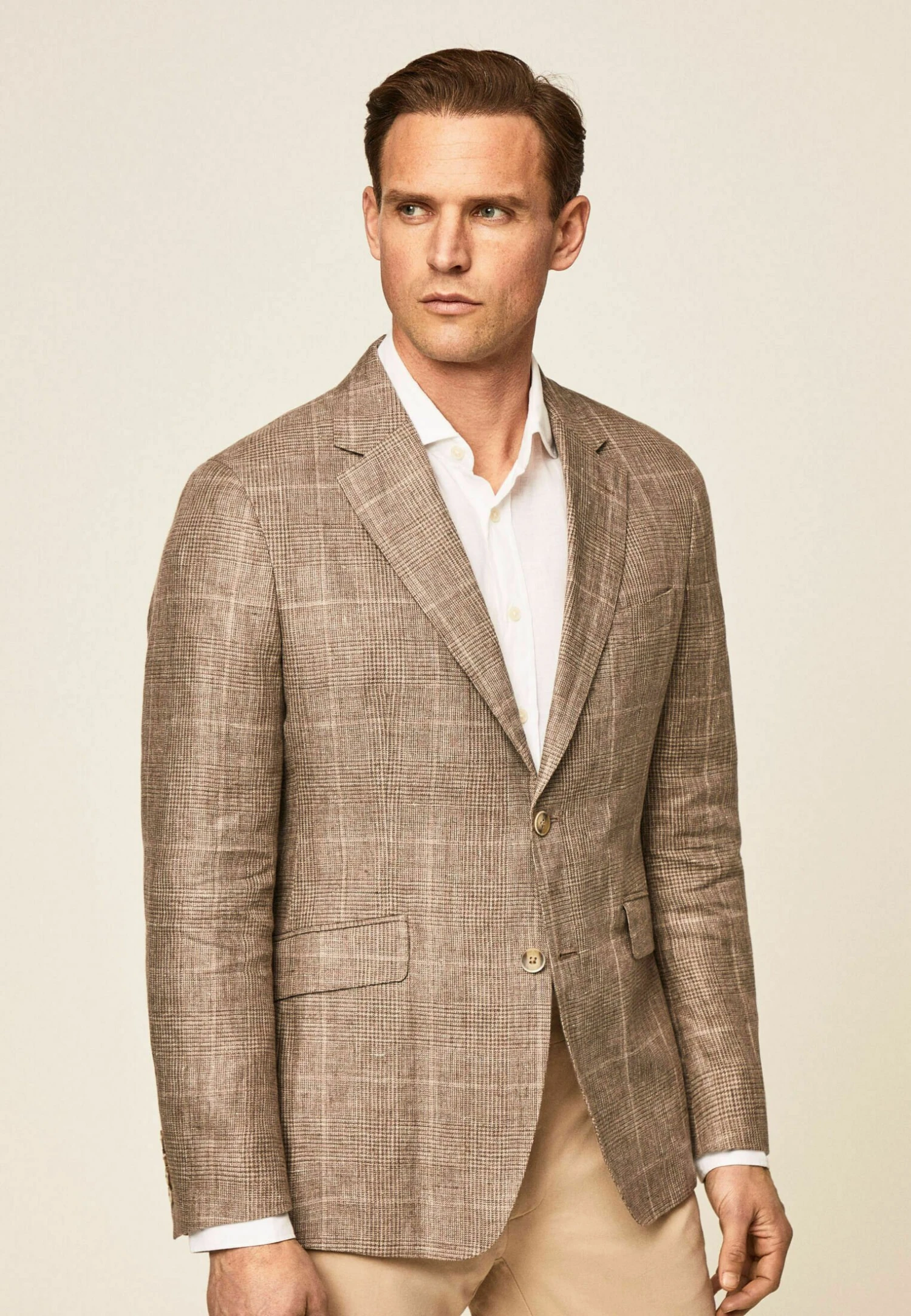 Hackett London Pow - Blazer - Taupe 7 Hackett London Pow - Blazer - Taupe - Afbeelding 7