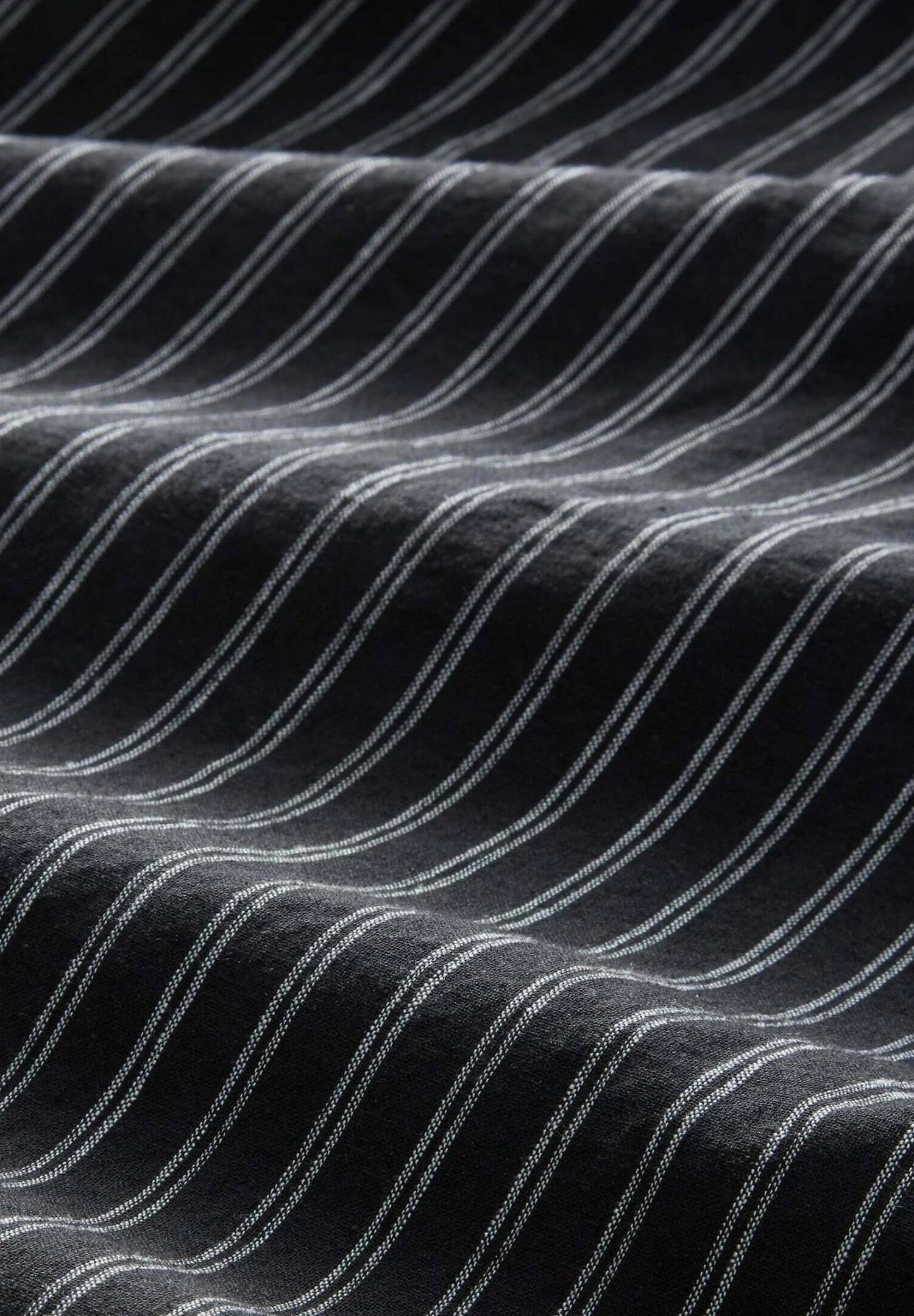 TOM TAILOR Denim Mit Stehkragen - Overhemd - Black Stripe 6 TOM TAILOR Denim Mit Stehkragen - Overhemd - Black Stripe - Afbeelding 6