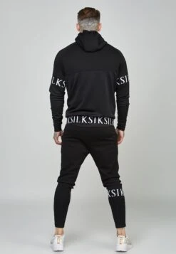 SikSilk Dynmic Zip Through Hoodie - Sweater Met Rits - Black -Herenkledingwinkel 783984a628c4439bb16d4c343c6f59cd