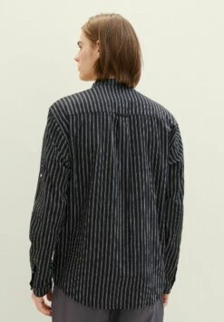 TOM TAILOR Denim Mit Stehkragen - Overhemd - Black Stripe 9 TOM TAILOR Denim Mit Stehkragen - Overhemd - Black Stripe -Herenkledingwinkel 826dbebbfd154998a1aed6ccc5e8a157