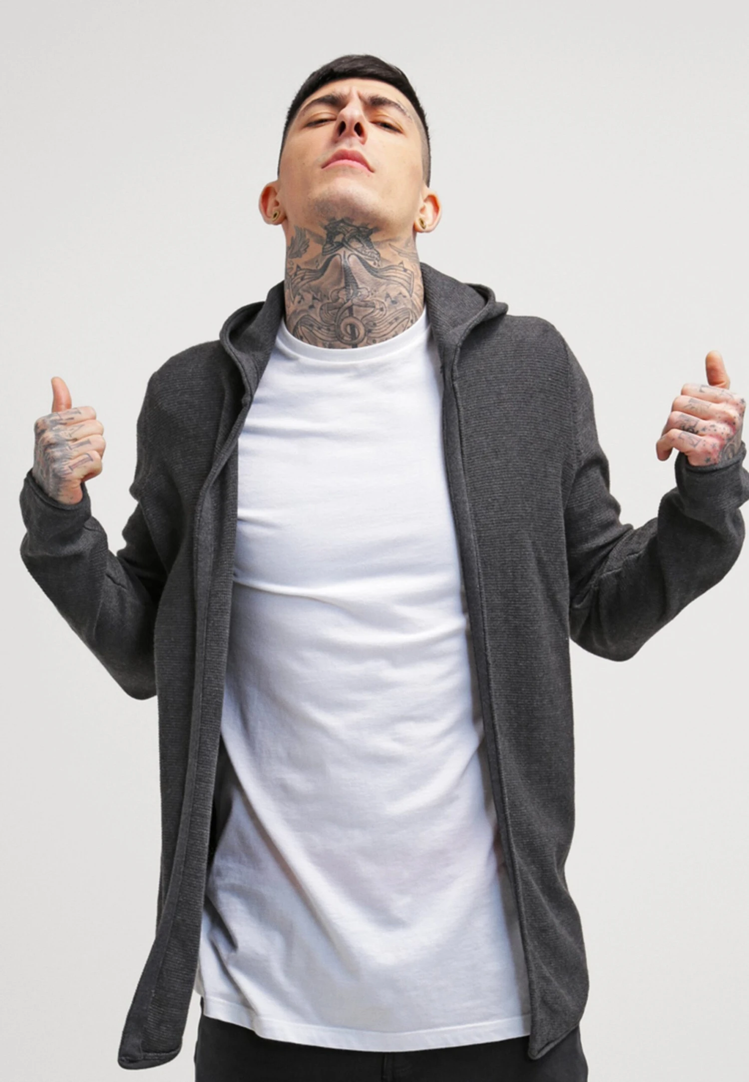 Pier One Vest - Mottled Dark Grey 1 Pier One Vest - Mottled Dark Grey