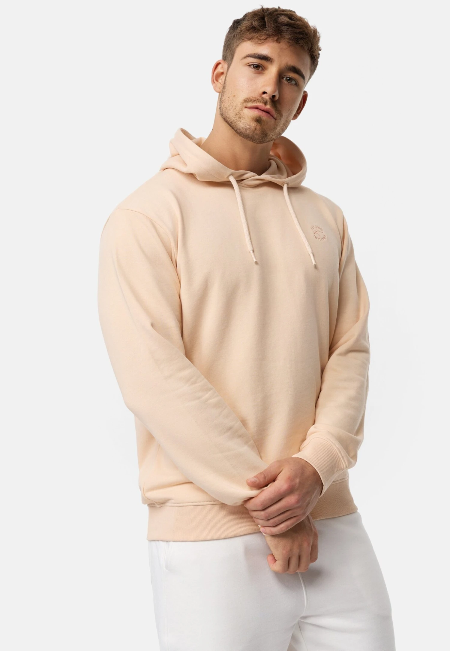 Indicode Jeans Simpson - Hoodie - Pale Peach 1 Indicode Jeans Simpson - Hoodie - Pale Peach