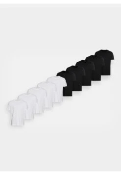 Pier One 10 Pack - T-Shirt Basic - White/Black 10 Pier One 10 Pack - T-Shirt Basic - White/Black -Herenkledingwinkel a47858ffbc3a4fd8908751110de7e4fb