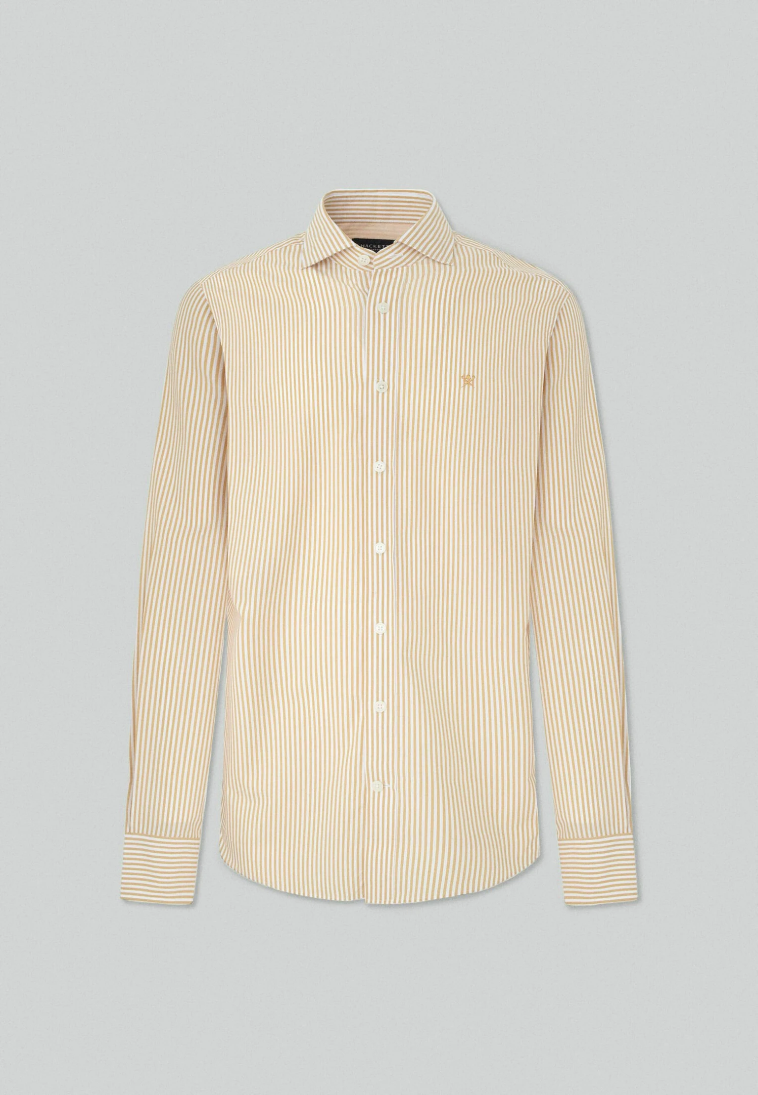 Hackett London Essential Bengal Stripe - Overhemd - White Yelow 6 Hackett London Essential Bengal Stripe - Overhemd - White Yelow - Afbeelding 6