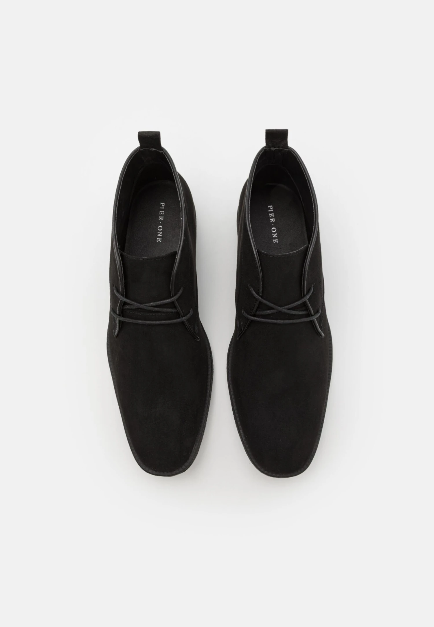 Pier One Unisex - Sportieve Veterschoenen - Black 4 Pier One Unisex - Sportieve Veterschoenen - Black - Afbeelding 4