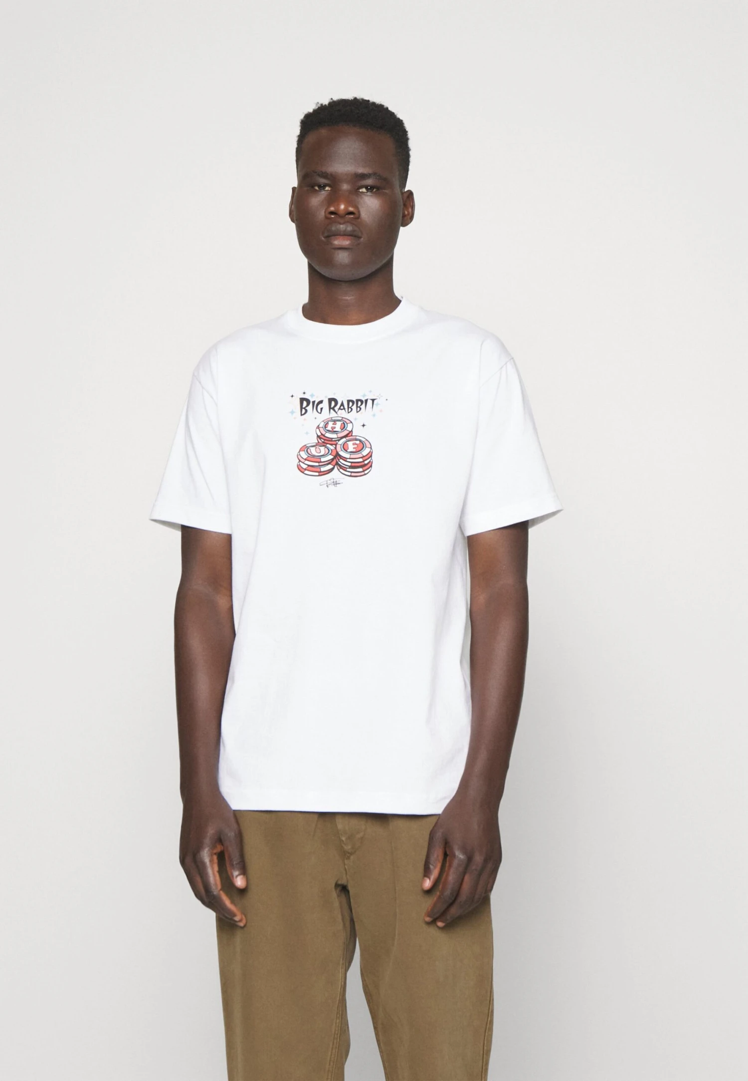 HUF Chips Tee - T-Shirt Print - White 1 HUF Chips Tee - T-Shirt Print - White