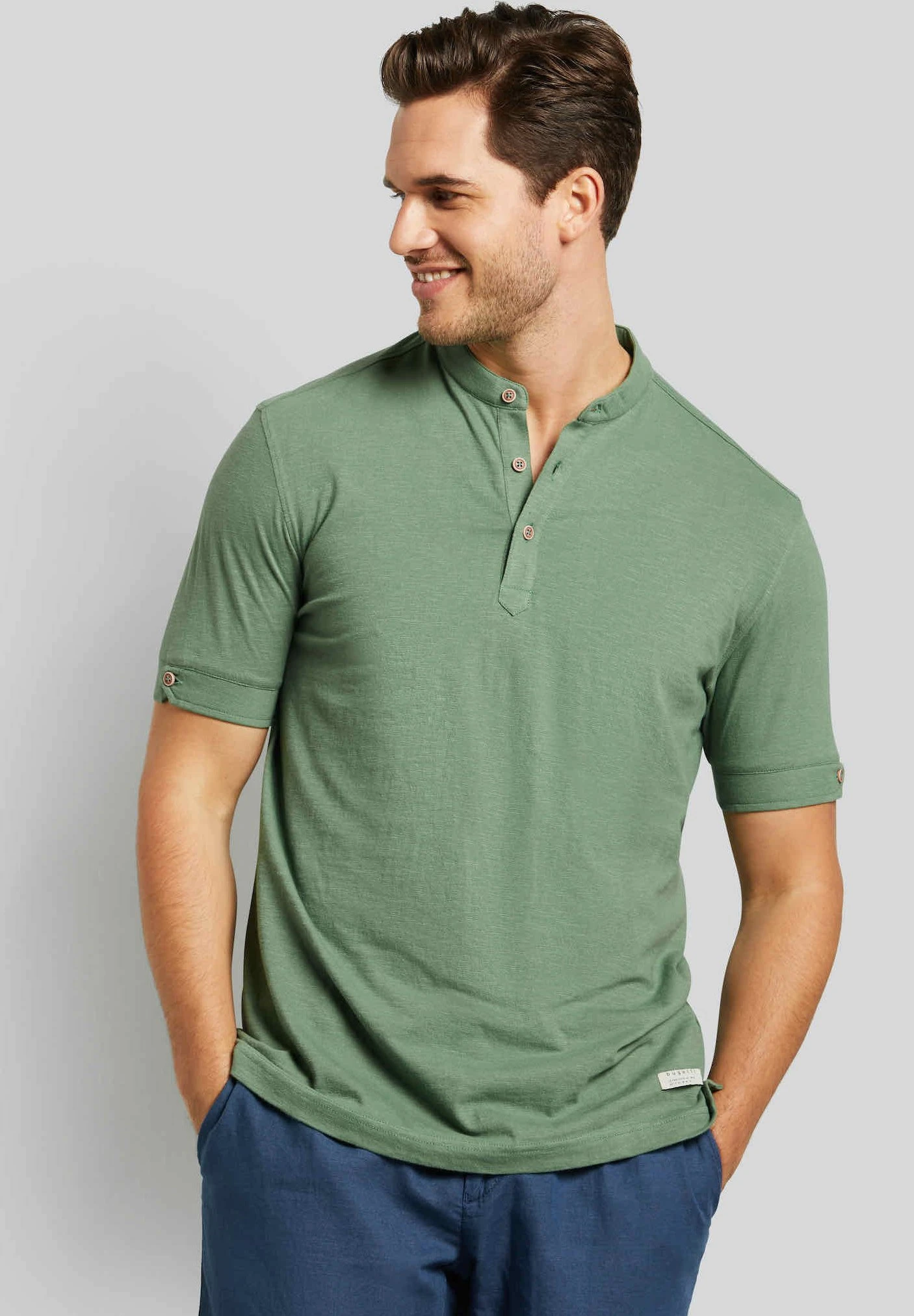 Bugatti Modern Fit - Poloshirt - Moos 1 Bugatti Modern Fit - Poloshirt - Moos