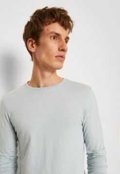 Pier One 2 Pack - Longsleeve - Light Blue/Dark Blue -Herenkledingwinkel d315311a1b6348f89442cc5ec2361513