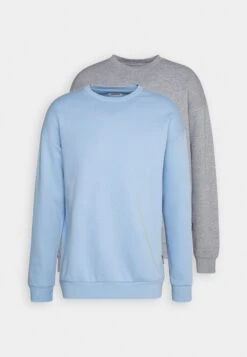 YOURTURN Unisex 2 Pack - Sweater - Light Blue/Mottled Grey -Herenkledingwinkel d5605caa08164fc8800d1ae1108c4f57