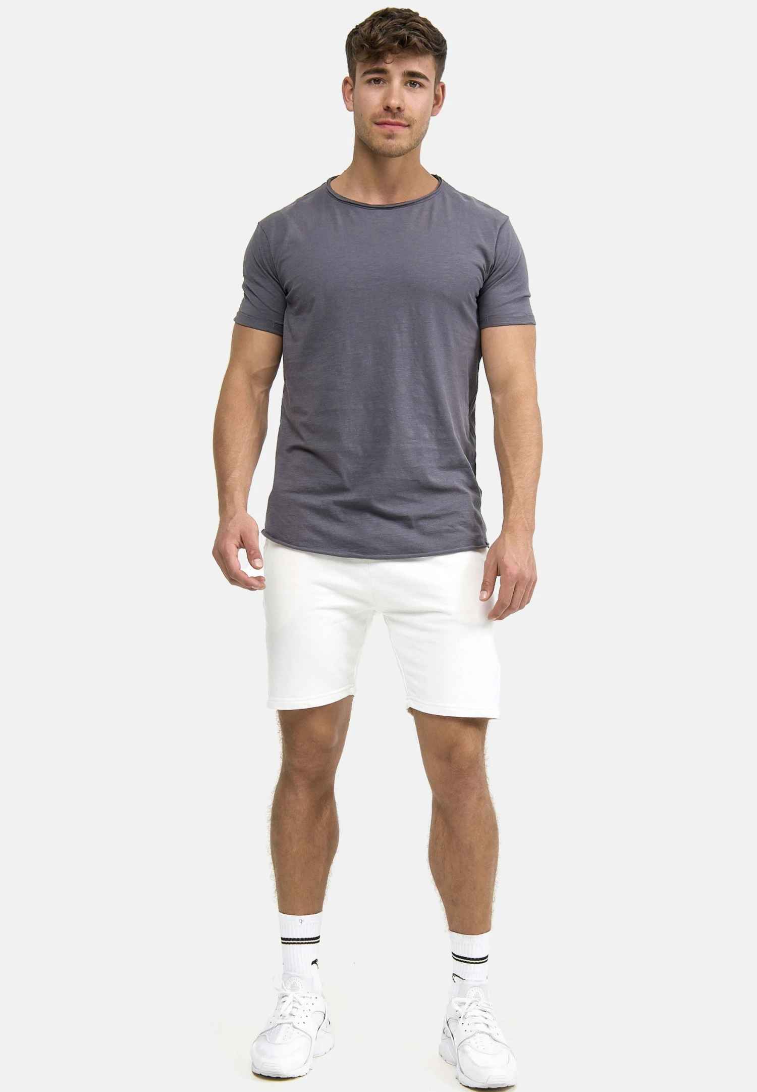 Indicode Jeans Wilbur - T-Shirt Print - Grau 2 Indicode Jeans Wilbur - T-Shirt Print - Grau - Afbeelding 2