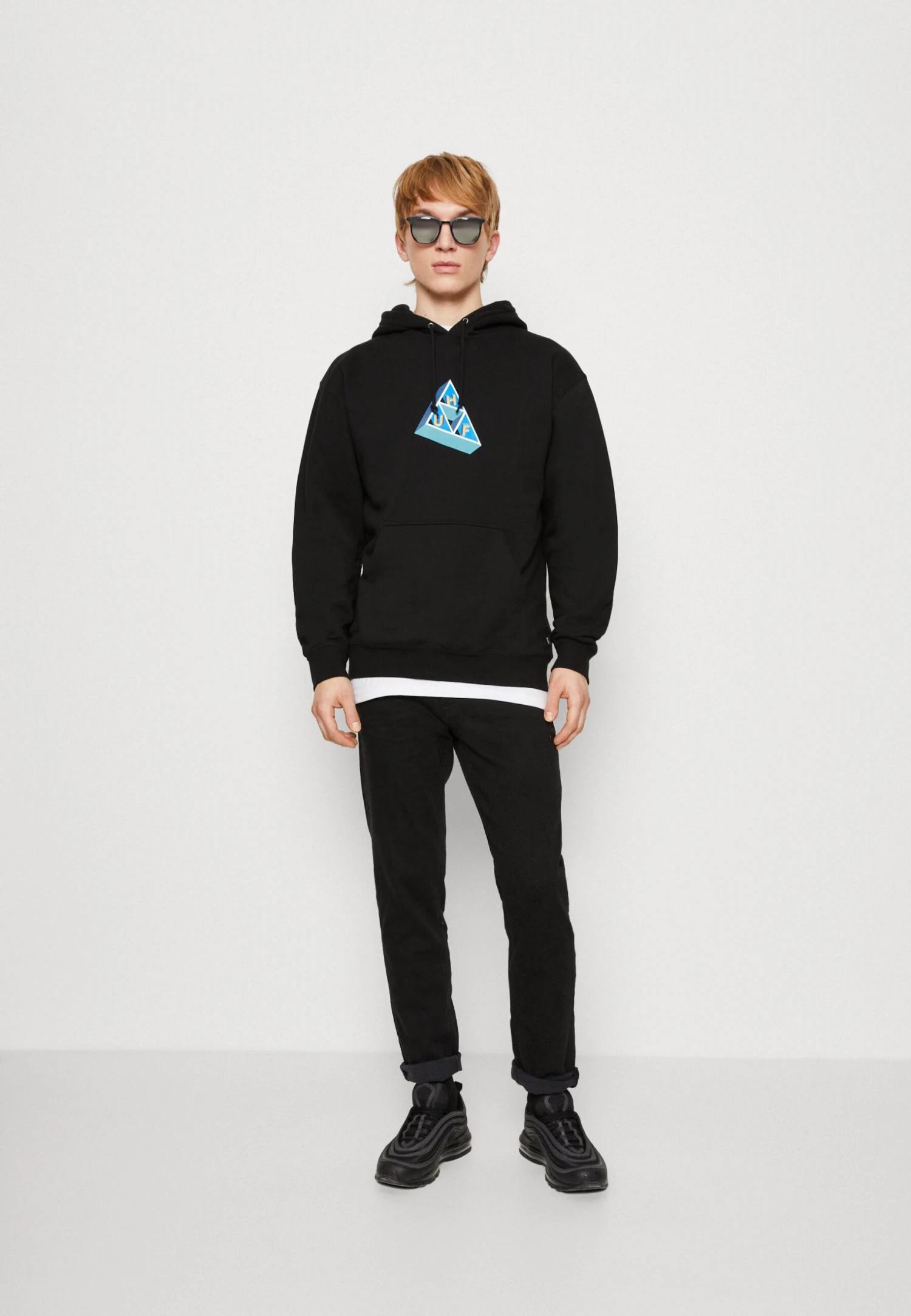 HUF Based Hoodie Unisex - Hoodie - Black 2 HUF Based Hoodie Unisex - Hoodie - Black - Afbeelding 2