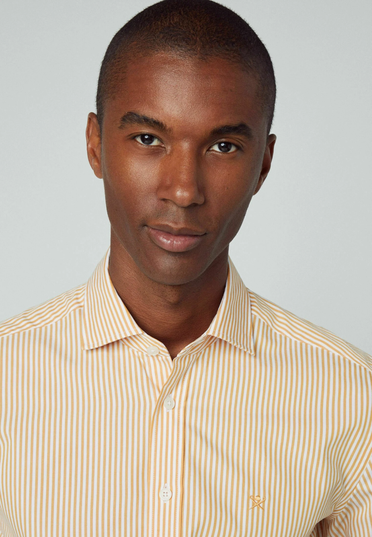 Hackett London Essential Bengal Stripe - Overhemd - White Yelow 4 Hackett London Essential Bengal Stripe - Overhemd - White Yelow - Afbeelding 4