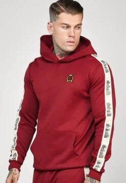 SikSilk Hoodie With Gothic Side Tape - Longsleeve - Burgundy 9 SikSilk Hoodie With Gothic Side Tape - Longsleeve - Burgundy -Herenkledingwinkel ef15ace0df6e443ea1bfa68aae917aeb