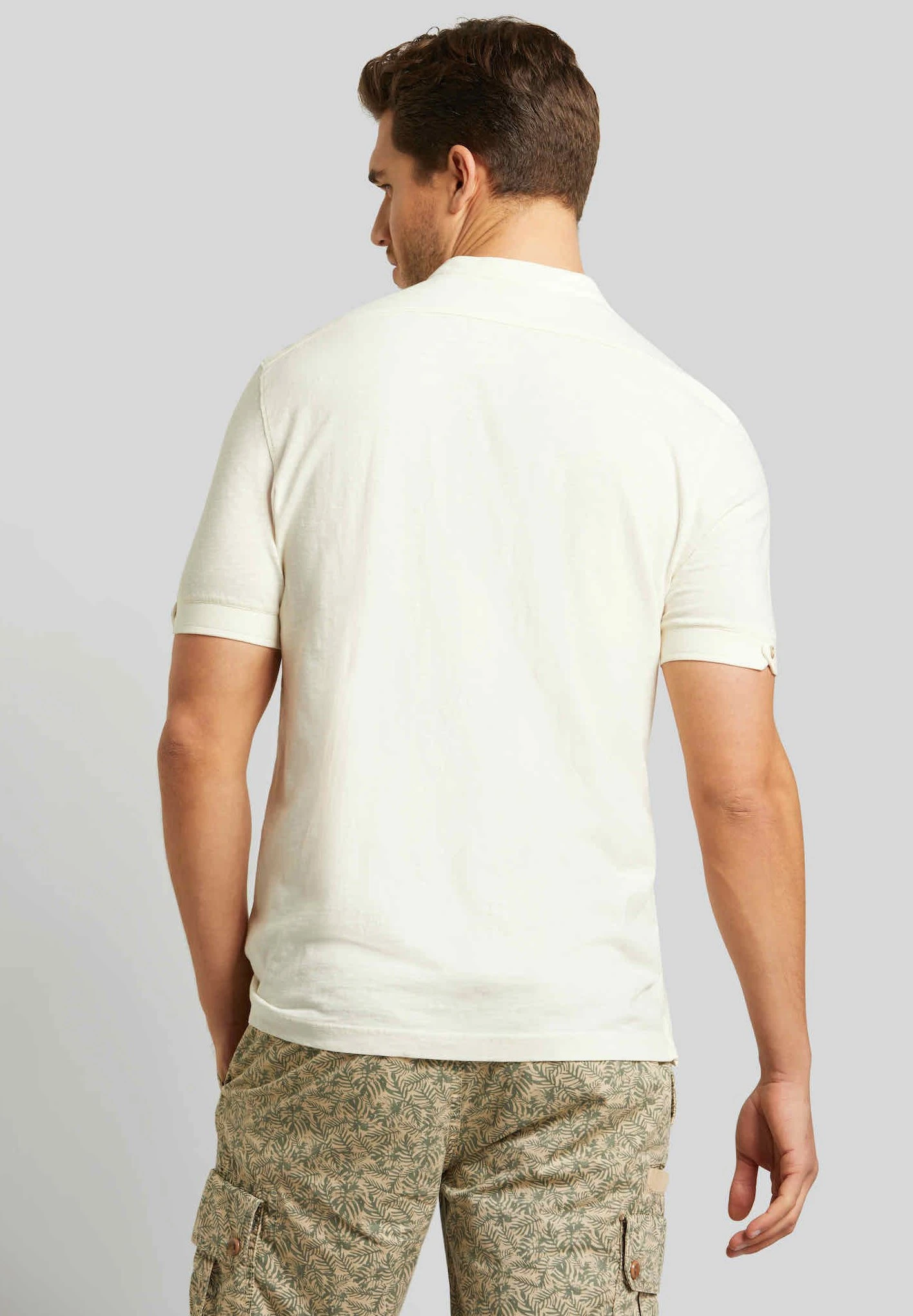 Bugatti Modern Fit - Poloshirt - Ecru 5 Bugatti Modern Fit - Poloshirt - Ecru - Afbeelding 5